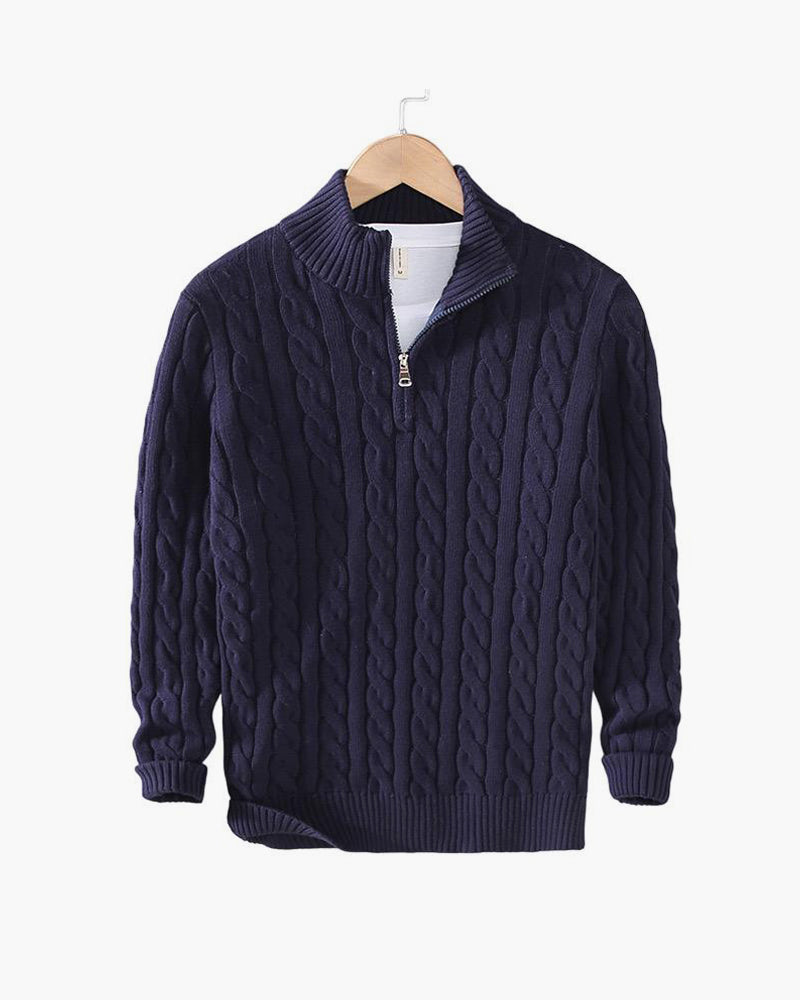 Serano™ Zipped Cable Sweater