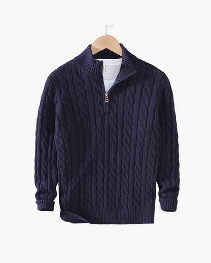 Serano™ Zipped Cable Sweater