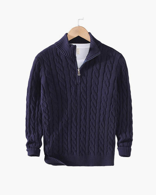 Serano™ Zipped Cable Sweater