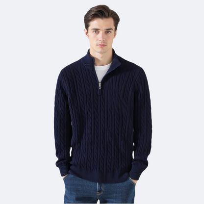 Serano™ Zipped Cable Sweater