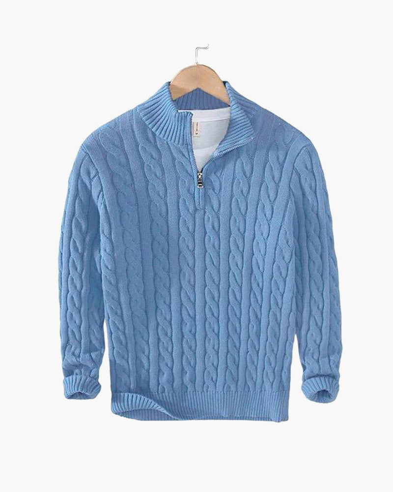 Serano™ Zipped Cable Sweater