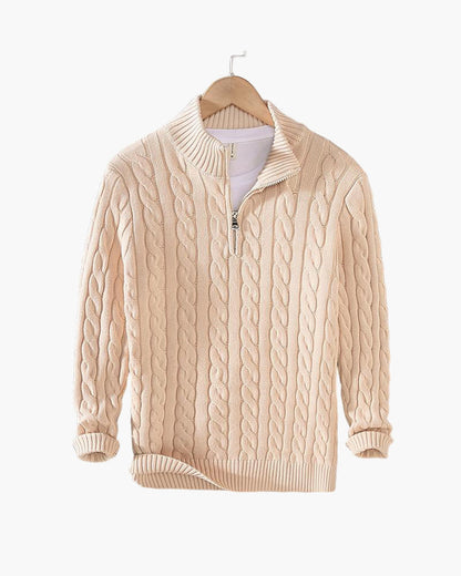 Serano™ Zipped Cable Sweater
