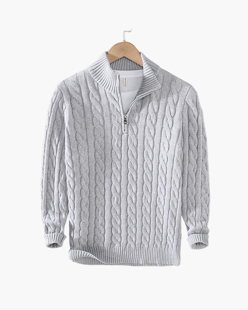 Serano™ Zipped Cable Sweater