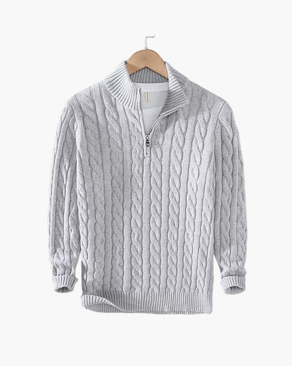 Serano™ Zipped Cable Sweater