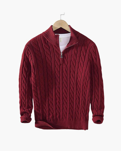 Serano™ Zipped Cable Sweater