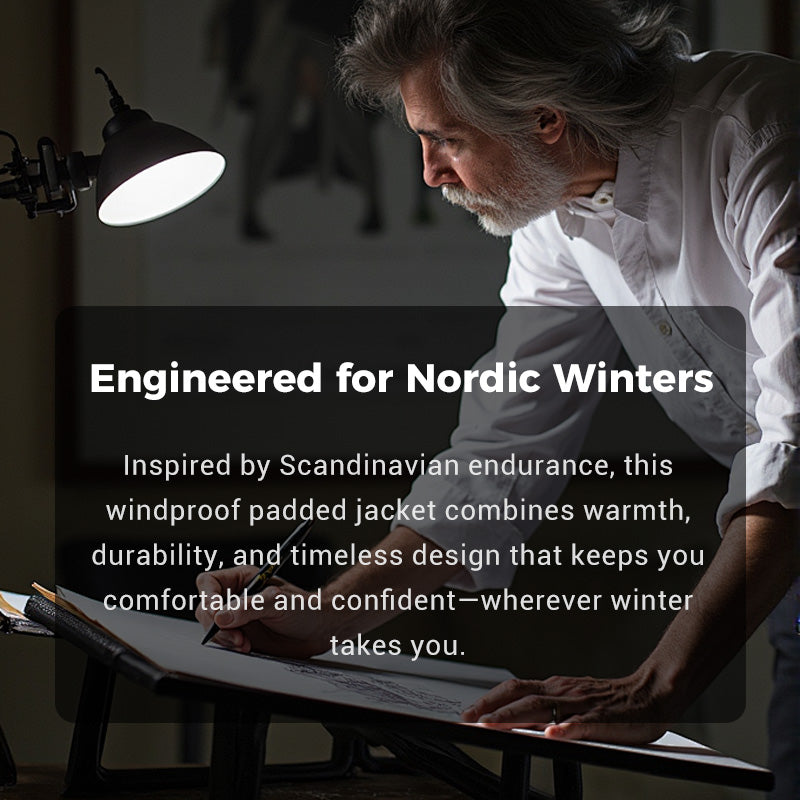 ⏳Time-Limited Special⏰Men's Windproof Padded & Hooded Jacket