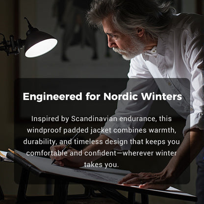 ⏳Time-Limited Special⏰Men's Windproof Padded & Hooded Jacket