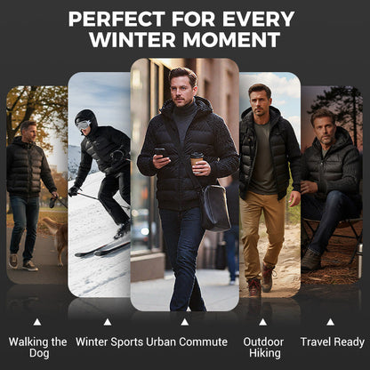 ⏳Time-Limited Special⏰Men's Windproof Padded & Hooded Jacket