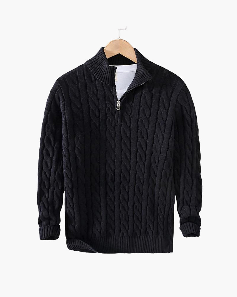 Serano™ Zipped Cable Sweater